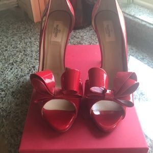 Red Patent Authentic Valentino heels